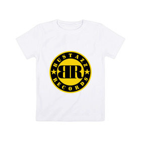 Детская футболка хлопок с принтом Bustazz Records Lable в Курске, 100% хлопок | круглый вырез горловины, полуприлегающий силуэт, длина до линии бедер | ak 47 | rap | ак | ак 47