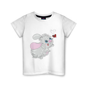 Детская футболка хлопок с принтом Детская забава в Курске, 100% хлопок | круглый вырез горловины, полуприлегающий силуэт, длина до линии бедер | бабочка