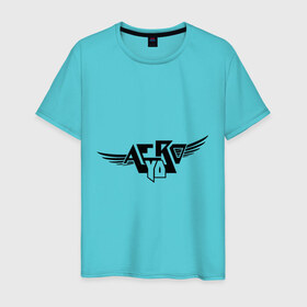 Мужская футболка хлопок с принтом Aero yo(3) в Курске, 100% хлопок | прямой крой, круглый вырез горловины, длина до линии бедер, слегка спущенное плечо. | крылья