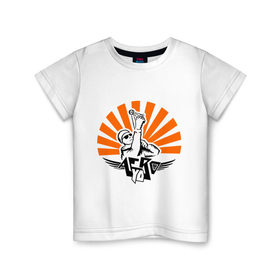 Детская футболка хлопок с принтом Aero yo(14) в Курске, 100% хлопок | круглый вырез горловины, полуприлегающий силуэт, длина до линии бедер | 