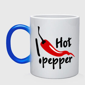 Кружка хамелеон с принтом горячий pepper в Курске, керамика | меняет цвет при нагревании, емкость 330 мл | Тематика изображения на принте: hot | pepper | горячий | жгучий | ковбой | ловелас | мачо | парень | перец | перчик | страстный | страсть