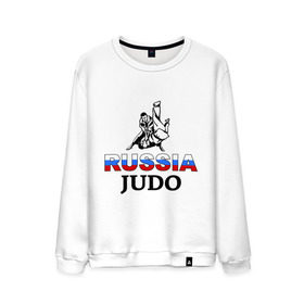 Мужской свитшот хлопок с принтом Russia judo в Курске, 100% хлопок |  | дзюдо