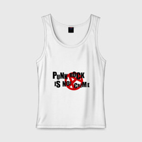 Женская майка хлопок с принтом PUNK ROCK IS NOT A CRIME в Курске, 95% хлопок, 5% эластан |  | is not a crime | punk | punk rock | rock | анархизм | анархия | знак анархии | панк | панк рок | панк рок это не криминал | рок