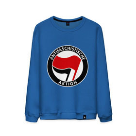 Мужской свитшот хлопок с принтом Antifa (1) в Курске, 100% хлопок |  | antifa | антифа | антифашизм | антифашистское движение | знак антифа | против фашизма | фашизм