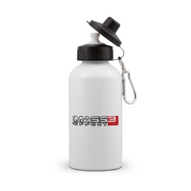 Бутылка спортивная с принтом Mass Effect 3 в Курске, металл | емкость — 500 мл, в комплекте две пластиковые крышки и карабин для крепления | игры | компьютерная игра