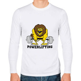 Мужской лонгслив хлопок с принтом Лев Powerlifting в Курске, 100% хлопок |  | бодибилдинг | гантеля | кач | качалочка | качок | лев | мускулы | мышцы | пауэрлифтинг | тренажерка