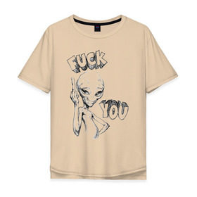 Мужская футболка хлопок Oversize с принтом Пол: Секретный материальчик в Курске, 100% хлопок | свободный крой, круглый ворот, “спинка” длиннее передней части | paul | секретный инопланетянин