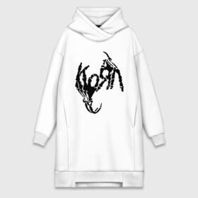 Платье-худи хлопок с принтом Korn bones в Курске,  |  | korn | metal | группы | корн | логотип | метал | музыка | рок группы | рок музыка