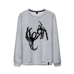 Мужской свитшот хлопок с принтом Korn bones в Курске, 100% хлопок |  | korn | metal | группы | корн | логотип | метал | музыка | рок группы | рок музыка