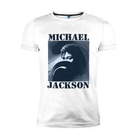 Мужская футболка премиум с принтом Michael Jackson с шляпой (2) в Курске, 92% хлопок, 8% лайкра | приталенный силуэт, круглый вырез ворота, длина до линии бедра, короткий рукав | Тематика изображения на принте: mj | в шляпе | исполнитель | майкл джексон | музыка | певец | поп музыка | шляпа