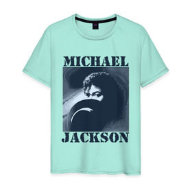Мужская футболка хлопок с принтом Michael Jackson с шляпой (2) в Курске, 100% хлопок | прямой крой, круглый вырез горловины, длина до линии бедер, слегка спущенное плечо. | Тематика изображения на принте: mj | в шляпе | исполнитель | майкл джексон | музыка | певец | поп музыка | шляпа