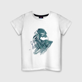 Детская футболка хлопок с принтом Зевс в Курске, 100% хлопок | круглый вырез горловины, полуприлегающий силуэт, длина до линии бедер | dota | dota 2 | zeus | дота | дота 2 | зевс | игры | компьютерные игры
