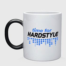 Кружка хамелеон с принтом Time for Hardstyle в Курске, керамика | меняет цвет при нагревании, емкость 330 мл | Тематика изображения на принте: 
