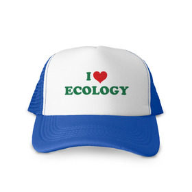 Кепка тракер с сеткой с принтом Люблю экологию в Курске, трикотажное полотно; задняя часть — сетка | длинный козырек, универсальный размер, пластиковая застежка | eco | i love ecology | зеленые технологии | зелень | планета | чистота | эко | экология | я люблю экологию