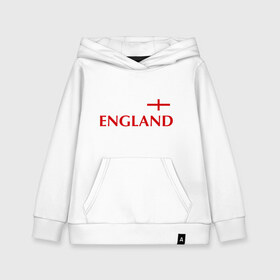 Детская толстовка хлопок с принтом Сборная Англии - Стивен Джеррард 4 в Курске, 100% хлопок | Круглый горловой вырез, эластичные манжеты, пояс, капюшен | англия | сборная англии | стивен джеррард | флаг англии | футбол