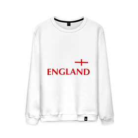 Мужской свитшот хлопок с принтом Сборная Англии - Стивен Джеррард 4 в Курске, 100% хлопок |  | англия | сборная англии | стивен джеррард | флаг англии | футбол
