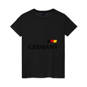 Женская футболка хлопок с принтом Сборная Германии - 10 в Курске, 100% хлопок | прямой крой, круглый вырез горловины, длина до линии бедер, слегка спущенное плечо | football | германия | подольски | сборная германии | футбол