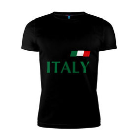 Мужская футболка премиум с принтом Сборная Италии - 1 в Курске, 92% хлопок, 8% лайкра | приталенный силуэт, круглый вырез ворота, длина до линии бедра, короткий рукав | football | буффон | италия | сборная италии