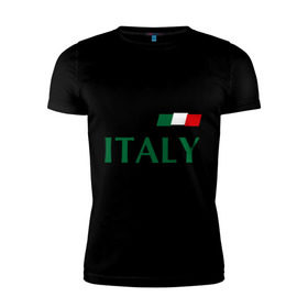Мужская футболка премиум с принтом Сборная Италии - 10 в Курске, 92% хлопок, 8% лайкра | приталенный силуэт, круглый вырез ворота, длина до линии бедра, короткий рукав | football | италия | сборная италии