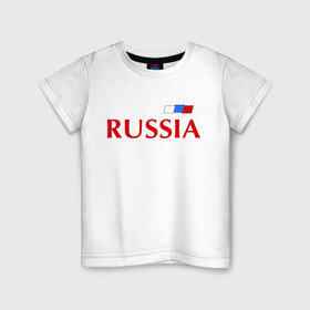 Детская футболка хлопок с принтом Сборная России - 9 в Курске, 100% хлопок | круглый вырез горловины, полуприлегающий силуэт, длина до линии бедер | football | russia | россия | сборная россии