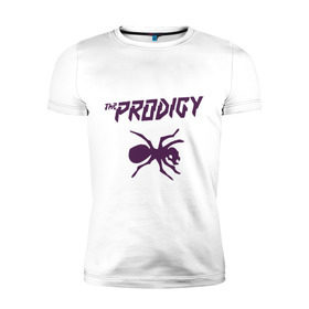 Мужская футболка премиум с принтом The Prodigy паук в Курске, 92% хлопок, 8% лайкра | приталенный силуэт, круглый вырез ворота, длина до линии бедра, короткий рукав | prodigy | the prodigy | паук | продеджи | продиджи | продиджы