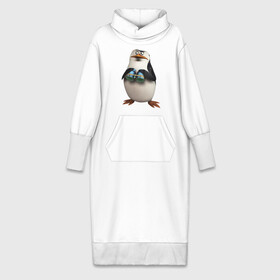 Платье удлиненное хлопок с принтом Пингвин с биноклем в Курске,  |  | пингвин