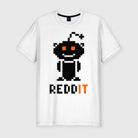 Мужская футболка премиум с принтом reddit в Курске, 92% хлопок, 8% лайкра | приталенный силуэт, круглый вырез ворота, длина до линии бедра, короткий рукав | 