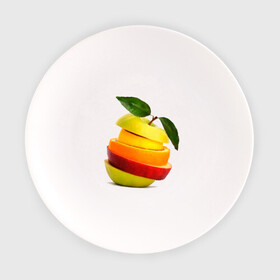 Тарелка с принтом мега яблоко в Курске, фарфор | диаметр - 210 мм
диаметр для нанесения принта - 120 мм | Тематика изображения на принте: апельсин | брызги | вода | лимон | фрукты | яблоко