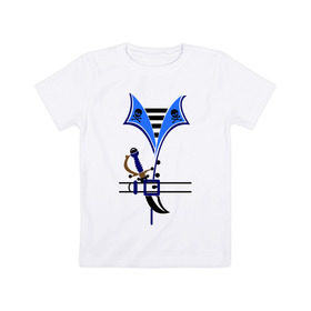 Детская футболка хлопок с принтом Форма пирата в Курске, 100% хлопок | круглый вырез горловины, полуприлегающий силуэт, длина до линии бедер | пират