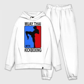 Мужской костюм хлопок OVERSIZE с принтом Muay Thai  Kickboxing в Курске,  |  | кикбоксинг | муай тай