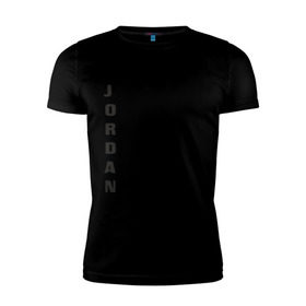 Мужская футболка премиум с принтом Michael Jordan в Курске, 92% хлопок, 8% лайкра | приталенный силуэт, круглый вырез ворота, длина до линии бедра, короткий рукав | michel jordan | nba | джордан | майкл | нба