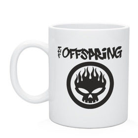 Кружка с принтом The Offspring classic logo в Курске, керамика | объем — 330 мл, диаметр — 80 мм. Принт наносится на бока кружки, можно сделать два разных изображения | группы | музыка | музыкальные группы | панк | рок | рок музыка