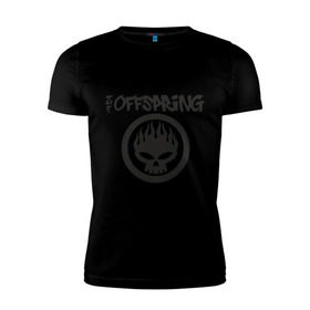 Мужская футболка премиум с принтом The Offspring classic logo в Курске, 92% хлопок, 8% лайкра | приталенный силуэт, круглый вырез ворота, длина до линии бедра, короткий рукав | группы | музыка | музыкальные группы | панк | рок | рок музыка