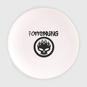 Тарелка 3D с принтом The Offspring classic logo в Курске, фарфор | диаметр - 210 мм
диаметр для нанесения принта - 120 мм | Тематика изображения на принте: группы | музыка | музыкальные группы | панк | рок | рок музыка