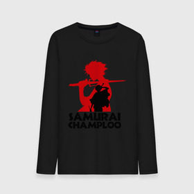 Мужской лонгслив хлопок с принтом Самурай Champloo в Курске, 100% хлопок |  | Тематика изображения на принте: anime | samurai champloo | аниме | анимэ | самурай чамплу