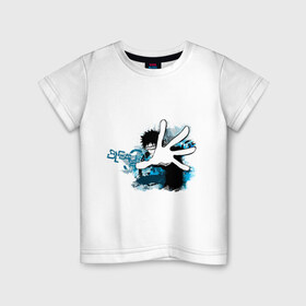 Детская футболка хлопок с принтом Bleach рука в Курске, 100% хлопок | круглый вырез горловины, полуприлегающий силуэт, длина до линии бедер | Тематика изображения на принте: блич