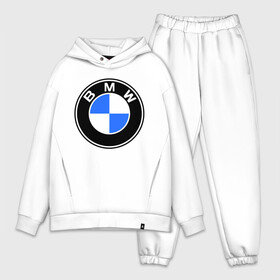 Мужской костюм хлопок OVERSIZE с принтом Logo BMW в Курске,  |  | автобренды | автомобильные | бмв | лого | машина | тачка