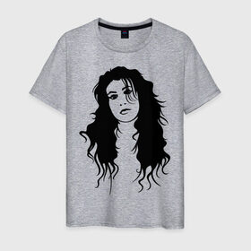 Мужская футболка хлопок с принтом Amy Winehouse (2) в Курске, 100% хлопок | прямой крой, круглый вырез горловины, длина до линии бедер, слегка спущенное плечо. | amy winehouse | jazz | джаз | лицо amy winehouse | музыка | эми вайнхаус