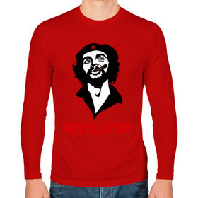 Мужской лонгслив хлопок с принтом Che Guevara Revolution в Курске, 100% хлопок |  | Тематика изображения на принте: че гевара