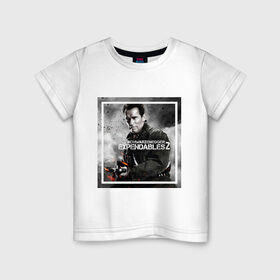Детская футболка хлопок с принтом Schwarzenegger в Курске, 100% хлопок | круглый вырез горловины, полуприлегающий силуэт, длина до линии бедер | expendables | schwarzenegger | арни | кино. фильмы | неудержимые | шварценеггер