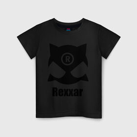 Детская футболка хлопок с принтом rexxar в Курске, 100% хлопок | круглый вырез горловины, полуприлегающий силуэт, длина до линии бедер | Тематика изображения на принте: dota | dota 2 | dota2 | r | rexxar | дота 2 | игры | рексар