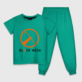 Детская пижама хлопок с принтом Black mesa Orange logo в Курске, 100% хлопок |  брюки и футболка прямого кроя, без карманов, на брюках мягкая резинка на поясе и по низу штанин
 | black mesa | игры | компьютерные игры