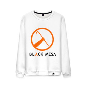 Мужской свитшот хлопок с принтом Black mesa Orange logo в Курске, 100% хлопок |  | black mesa | игры | компьютерные игры