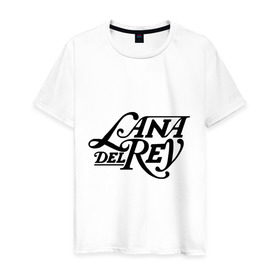 Мужская футболка хлопок с принтом Lana Del Rey в Курске, 100% хлопок | прямой крой, круглый вырез горловины, длина до линии бедер, слегка спущенное плечо. | lana del rey | лана дель рей | музыка