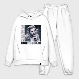 Мужской костюм хлопок OVERSIZE с принтом Nirvana  Kurt Cobain в Курске,  |  | kurt cobain | nirvana | группы | курт кобейн | музыка | музыкальные группы. курт | нирвана