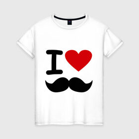 Женская футболка хлопок с принтом Люблю хипстеров в Курске, 100% хлопок | прямой крой, круглый вырез горловины, длина до линии бедер, слегка спущенное плечо | хиппи