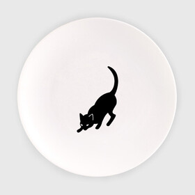 Тарелка с принтом Черная/Белая кошечка в Курске, фарфор | диаметр - 210 мм
диаметр для нанесения принта - 120 мм | влюбленная кошка | влюбленный котенок | киса | китти | кот | котенок | кошка | кошки | прикольные картинки | черная белая кошечка