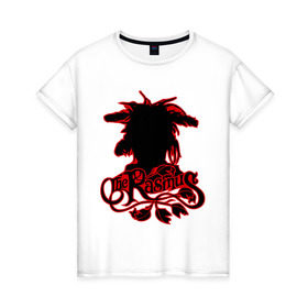 Женская футболка хлопок с принтом The Rasmus (2) в Курске, 100% хлопок | прямой крой, круглый вырез горловины, длина до линии бедер, слегка спущенное плечо | heavy metal | metal | rock | trash metal | метал | металл | рок | рок группа | рок группы | трэш метал | хеви метал