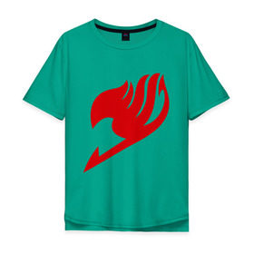 Мужская футболка хлопок Oversize с принтом Fairy Tail (Фейри Тейл) в Курске, 100% хлопок | свободный крой, круглый ворот, “спинка” длиннее передней части | 