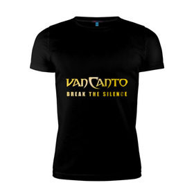 Мужская футболка премиум с принтом Van Canto Rakka-Takka в Курске, 92% хлопок, 8% лайкра | приталенный силуэт, круглый вырез ворота, длина до линии бедра, короткий рукав | ван канто | логотип ван канто | рака така | рэп
